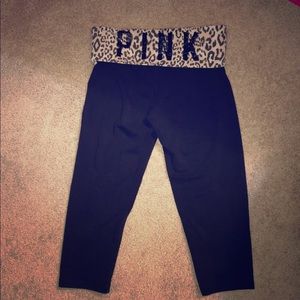 PINK cropped leggings